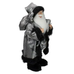 Northlight 24" Silver And Black Santa Claus With Gifts Christmas Figure -Christmas Decor Sale northlight e85389 2 updated 72907.1599700718