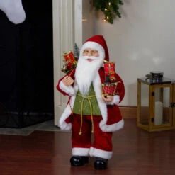 Northlight 24" Red And White Santa Claus With Presents And Drum Christmas Figure 11 Northlight 24" Red And White Santa Claus With Presents And Drum Christmas Figure -Christmas Decor Sale northlight e86159 5 04864.1665610748