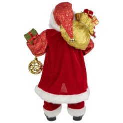 Northlight 24" Red And White Santa With Gift Bag And Presents Christmas Figure -Christmas Decor Sale northlight e86162 3new 90825.1671267755