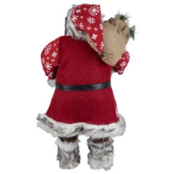 Northlight 24" Snowflake Santa Claus With Staff And Mittens Christmas Figure -Christmas Decor Sale northlight e86164 4new 52760.1671267413
