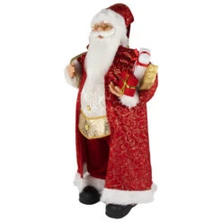 Northlight 32" Red And Gold Santa Claus With Gifts Christmas Figure -Christmas Decor Sale northlight e88520 2new 64636.1671008211