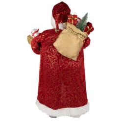 Northlight 32" Red And Gold Santa Claus With Gifts Christmas Figure -Christmas Decor Sale northlight e88520 4new 95343.1671008215