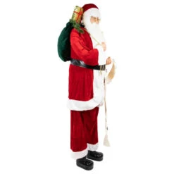 Northlight 72" Red And White Santa Claus With Naughty Or Nice List Christmas Figure -Christmas Decor Sale northlight e94082 2 45654.1666337510