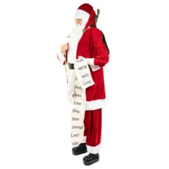 Northlight 72" Red And White Santa Claus With Naughty Or Nice List Christmas Figure -Christmas Decor Sale northlight e94082 3 99688.1666337510
