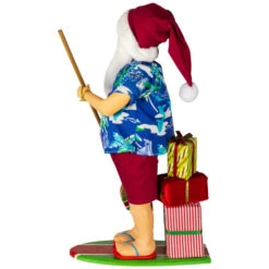 Northlight Santa On A Paddle Board Christmas Figure - 18" -Christmas Decor Sale northlight e95941 04 89727.1720742957