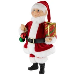 Northlight Santa Elf With Gift Christmas Figure - 14" 10 Northlight Santa Elf With Gift Christmas Figure - 14" -Christmas Decor Sale northlight e95945 03 77556.1720742954