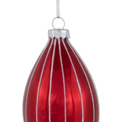 Northlight 5" Shiny Red And White Glittered Striped Glass Finial Christmas Ornament 9 Northlight 5" Shiny Red And White Glittered Striped Glass Finial Christmas Ornament -Christmas Decor Sale northlight eb94959 02 96782.1695657494