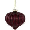 Northlight 4ct Shiny Maroon Onion Glass Christmas Ornaments 3" -Christmas Decor Sale northlight eb94967 01 66895.1695744010