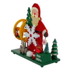 Northlight Santa Claus Wonderland Christmas Musical Decoration - 9.5" - Red And Green -Christmas Decor Sale northlight f00107 3 86642.1665611938