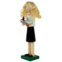 Northlight 14" Black And White Wooden Teacher Christmas Nutcracker -Christmas Decor Sale northlight f92062 3 81729.1665519681