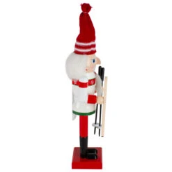 Northlight 14" Red And White Wooden Skiing Christmas Nutcracker -Christmas Decor Sale northlight f92063 4 10185.1632242861