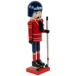 Northlight 14" Blue And Red Wooden Christmas Ice Hockey Player Nutcracker -Christmas Decor Sale northlight f92064 2new 86621.1665347050