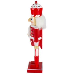 Northlight 14" Red And White Wooden Candy Cane King Christmas Nutcracker 9 Northlight 14" Red And White Wooden Candy Cane King Christmas Nutcracker -Christmas Decor Sale northlight f92069 2 54950.1665173705