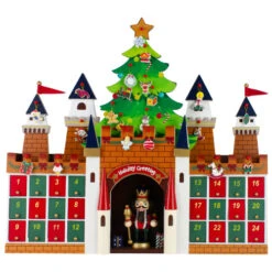 20.5" Nutcracker Castle Christmas Advent Calendar Decoration -Christmas Decor Sale northlight f92071 5 05002.1664899827