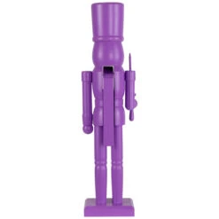Northlight Nutcracker Soldier With Sword Christmas Figure - 15" - Purple -Christmas Decor Sale northlight f96455 07 15404.1726712129