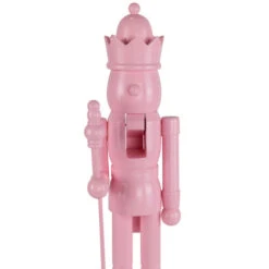 Northlight Nutcracker King With Scepter And Crown Standing Christmas Figure - 15" - Pink -Christmas Decor Sale northlight f96456 02 24049.1726712134