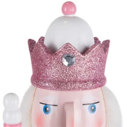 Northlight Jeweled And Glittered Nutcracker King Christmas Figure - 15" - Pink And White -Christmas Decor Sale northlight f96463 05 82455.1726712131