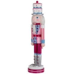 Northlight Cake King Nutcracker Christmas Figure - 15" - Pink And Blue -Christmas Decor Sale northlight f96465 07 82256.1726712134