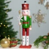 Northlight Glittered Nutcracker With Snowflake Scepter Christmas Figure - 15" - Red And Green 1 Northlight Glittered Nutcracker With Snowflake Scepter Christmas Figure - 15" - Red And Green -Christmas Decor Sale northlight f96466 styled 01 56841.1726712129