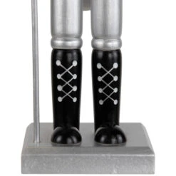 Northlight Jeweled Christmas Nutcracker Figure - 14" - Silver And Black -Christmas Decor Sale northlight f96467 02 46767.1726712133
