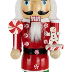 Northlight Peppermint Candy Nutcracker Christmas Figure - 15" - Red And Green -Christmas Decor Sale northlight f96469 03 50954.1726712129