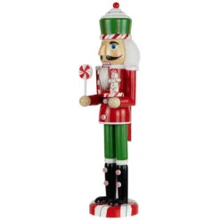 Northlight Peppermint Candy Nutcracker Christmas Figure - 15" - Red And Green -Christmas Decor Sale northlight f96469 07 52720.1726712129