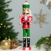 Northlight Peppermint Candy Nutcracker Christmas Figure - 15" - Red And Green -Christmas Decor Sale northlight f96469 styled 01 84820.1726712129