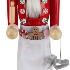 Northlight Baker With Rolling Pin Nutcracker Christmas Figure - 15" - White And Red -Christmas Decor Sale northlight f96470 02 93663.1726712132