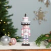 Northlight Hot Cocoa Nutcracker Christmas Figure - 10" - White And Pink -Christmas Decor Sale northlight f96473 styled 001 69769.1726712133