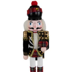 Northlight Mini Bagpiper Nutcracker Christmas Figure - 12" - Black And Red 17 Northlight Mini Bagpiper Nutcracker Christmas Figure - 12" - Black And Red -Christmas Decor Sale northlight f96474 05 76433.1726712129