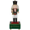 Northlight 12" Red Animated And Musical Christmas Nutcracker With Trumpet