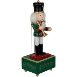 Northlight 12" Red Animated And Musical Christmas Nutcracker With Trumpet -Christmas Decor Sale northlight f97114 03 62956.1693409636