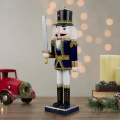 Northlight Christmas Nutcracker Soldier With Sword Decoration - 14" - Blue And White 8 Northlight Christmas Nutcracker Soldier With Sword Decoration - 14" - Blue And White -Christmas Decor Sale northlight f97124 stylized20copy 17858.1674726302
