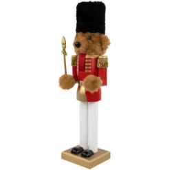 Plush Teddy Bear Soldier Christmas Nutcracker - 14" - Red And Gold 10 Plush Teddy Bear Soldier Christmas Nutcracker - 14" - Red And Gold -Christmas Decor Sale northlight f97127 02 24318.1694101354