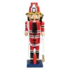 Northlight 14 Red Wooden Fireman With Hose Christmas Nutcracker -Christmas Decor Sale northlight f97128 01 94808.1665174053