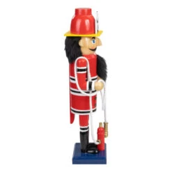 Northlight 14 Red Wooden Fireman With Hose Christmas Nutcracker -Christmas Decor Sale northlight f97128 02 30453.1665346440