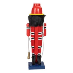 Northlight 14 Red Wooden Fireman With Hose Christmas Nutcracker -Christmas Decor Sale northlight f97128 03 21112.1613536556