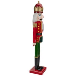 Northlight 35.5" Red And Green Velvet Wooden Christmas Nutcracker King 9 Northlight 35.5" Red And Green Velvet Wooden Christmas Nutcracker King -Christmas Decor Sale northlight f97141 3new 11326.1665610431