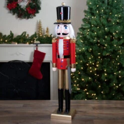 Northlight 36" Red And Gold Christmas Soldier Nutcracker With Sword 8 Northlight 36" Red And Gold Christmas Soldier Nutcracker With Sword -Christmas Decor Sale northlight f97143 styled 67539.1629473967