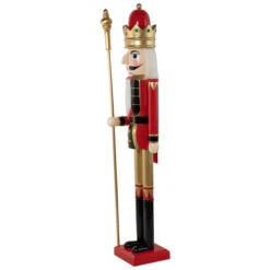 Northlight Commercial Size Christmas Nutcracker King With Scepter - 6' - Red, Black And Gold 11 Northlight Commercial Size Christmas Nutcracker King With Scepter - 6' - Red, Black And Gold -Christmas Decor Sale northlight f97149 3 11943.1680803015
