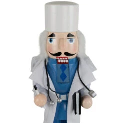 Northlight Doctor With Stethoscope Wooden Christmas Nutcracker - 14" -Christmas Decor Sale northlight f97153 05 86568.1726712140