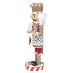 14" Beige And Red Gingerbread Chef Christmas Nutcracker -Christmas Decor Sale northlight f97200 1 01443.1665260246