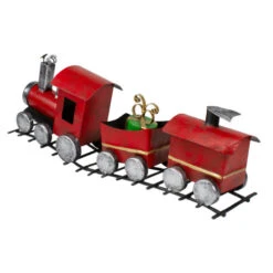 Triple Car Metal Train Christmas Decoration - 15" - Red And Silver 8 Triple Car Metal Train Christmas Decoration - 15" - Red And Silver -Christmas Decor Sale northlight fa87849 3 sample 62190.1602813020