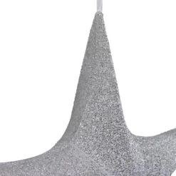 Tinsel Foldable Glitter Christmas Star Outdoor Decoration - 25.5" - Silver -Christmas Decor Sale northlight fa90747 2 67476.1605147741