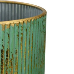 Northlight Rustic Christmas Tree Candle Lanterns - 12" - Green And Gold - Set Of 2 -Christmas Decor Sale northlight fh26932 4 19252.1665610750