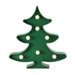Northlight 8.75" Green Christmas Tree Marquee Wall Sign -Christmas Decor Sale northlight fm26617 77054.1694101351