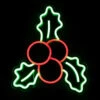 Northlight 12" LED Lighted Neon Style Holly Berries Christmas Window Silhouette 2 Northlight 12" LED Lighted Neon Style Holly Berries Christmas Window Silhouette -Christmas Decor Sale northlight fm94467 on20black 11144.1665519603