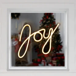 Northlight 15" White LED Lighted "Joy" Neon Style Christmas Sign 9 Northlight 15" White LED Lighted "Joy" Neon Style Christmas Sign -Christmas Decor Sale northlight fm94481 on20window 25976.1667428227