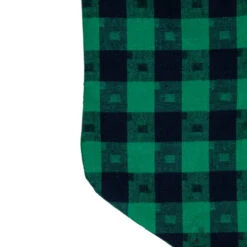 Northlight 20" Green And Black Plaid Christmas Stocking -Christmas Decor Sale northlight fo26654 2 48767.1608349774