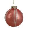 Northlight 4" Red And White Marbled Glass Christmas Ornament 2 Northlight 4" Red And White Marbled Glass Christmas Ornament -Christmas Decor Sale northlight gb26198 17494.1588396520